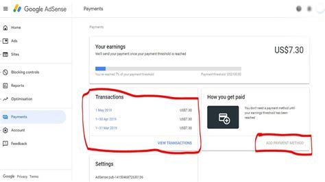 Add Payment Method Disable In Google Adsense Google Adsense