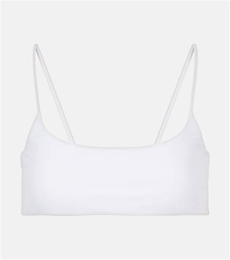 Muse Bikini Top In White Jade Swim Mytheresa