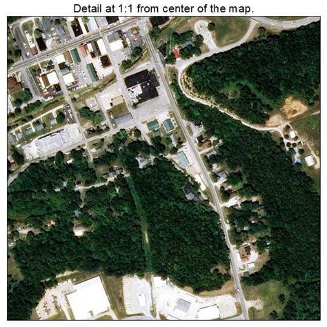 Aerial Photography Map of Steelville, MO Missouri