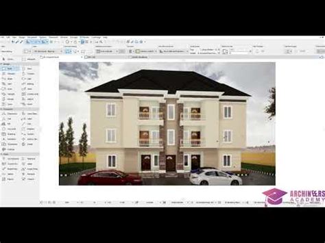 Two Storey Apartment Design All Archicad Version Youtube