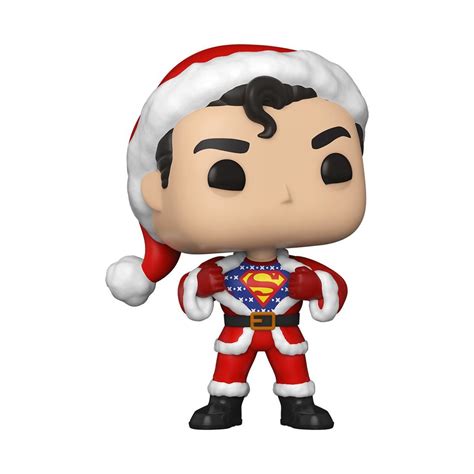 Pre Order The Dc Holiday Superman With Sweater Pop Vinyl Figure In