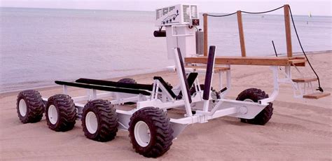 Amphibious Boat Launching System Motorised Remotely Controlled Trailer