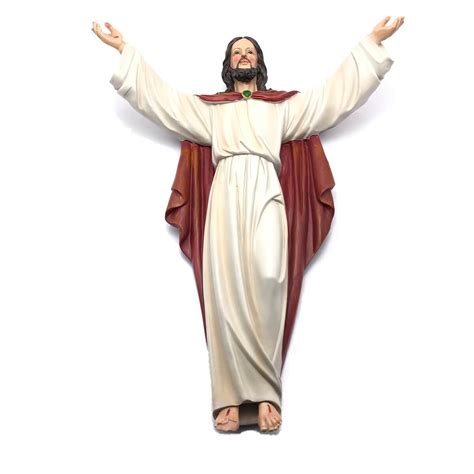 Imagem Jesus Ressuscitado De Parede Grande 50 Cm Imagem Avaria Nos