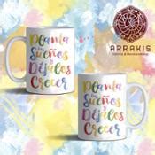 Taza Planta Tus Sue Os Y D Jalos Crecer Full Color Arrakis C Mics