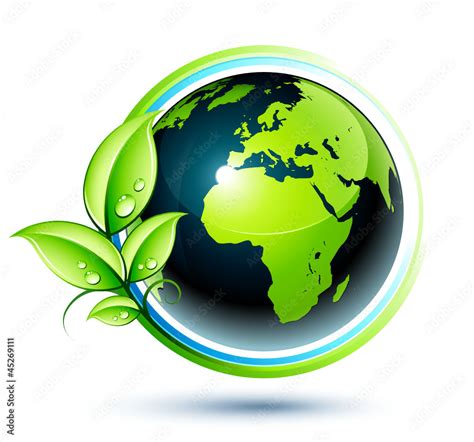 planète terre écologie Stock Vector Adobe Stock