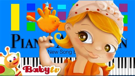 Poppy Flowers BabyTV Slow EASY Medium 4K Piano Tutorial YouTube