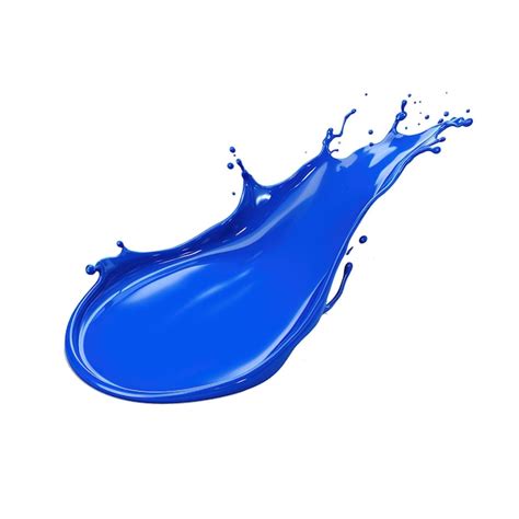 Premium Psd Splashes Of Blue Paint