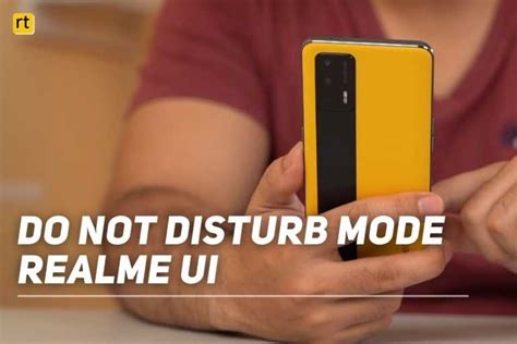 How To Customize And Use The Do Not Disturb Dnd Mode In Realme Ui