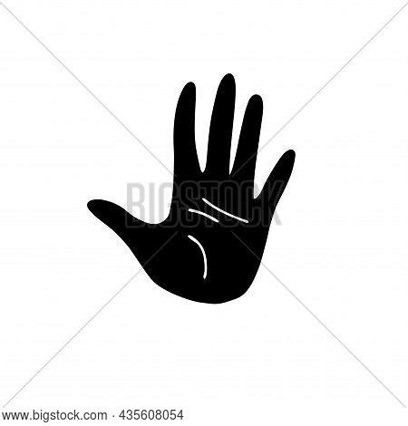 Fives Gesture Black Vector Photo Free Trial Bigstock