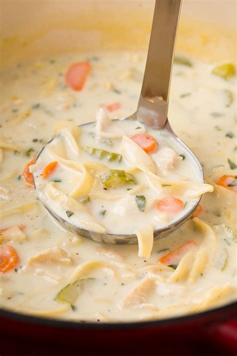 Creamy Chicken Noodle Soup Cooking Classy