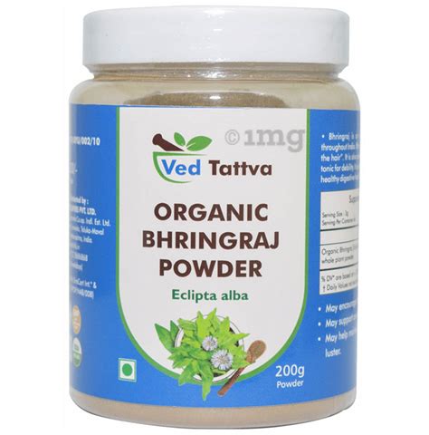 Ved Tattva Organic Bhringraj Eclipta Alba Powder Buy Jar Of Gm