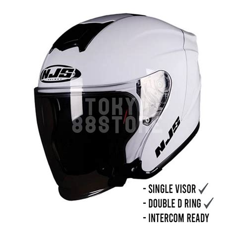 Njs Kairoz Solid Helm Half Face Njs Kairoz Solid Helmjabodetabek