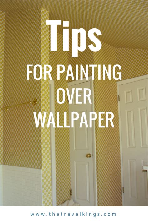 Tips For Painting Over Wallpaper