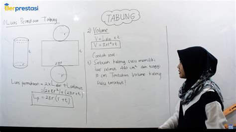 Luas Permukaan Dan Volume Tabung Teori Bse Matematika Smp Kelas 9 K13 Lat 5 1 No01def Youtube