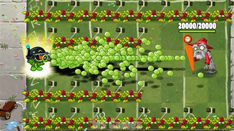 Pvz 2 Hard Challenge 100 Plant Level 1 Vs Custom Lawnbowl Wizard Zombie 20000 Hp Who Will