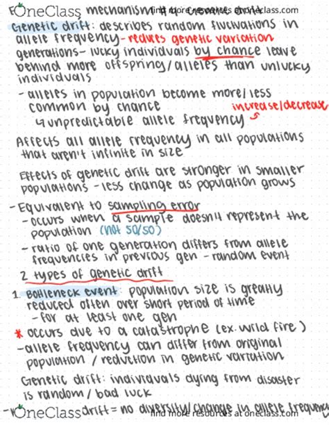 BIOL 121 Lecture Notes Winter 2021 Lecture 4 Genetic Drift Phenol