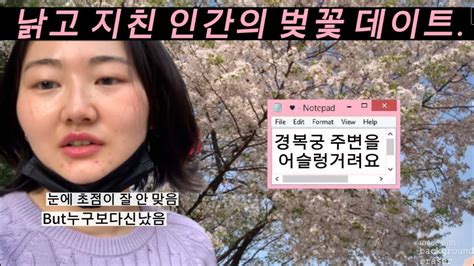 일상vlog 삼청동 데이트ㅣ이태리재ㅣ경회루ㅣ벚꽃ㅣ경복궁ㅣ교보문고ㅣ광화문ㅣ질할브로스ㅣ청계천ㅣ도시락ㅣ고양이ㅣ봄나들이ㅣ아마스빈