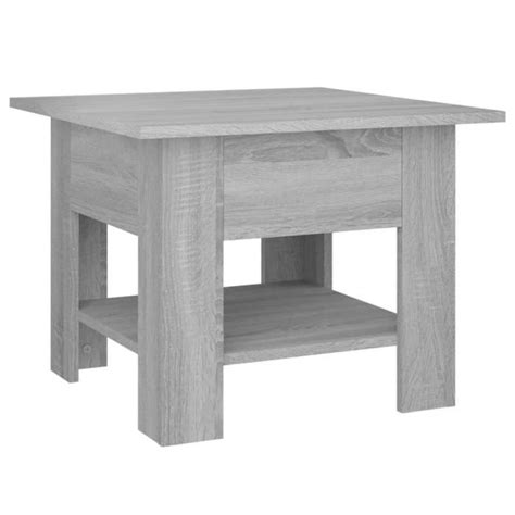 Hua Tables D Appoint Table Basse Sonoma Gris X X Cm Agglom R