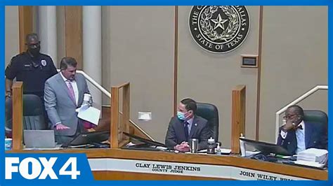 Dallas Co Commissioner Jj Koch Escorted From Meeting After Refusing To