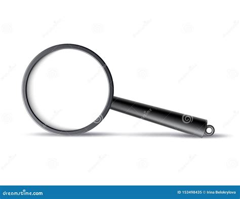 Vector Realistic 3d Magnifying Glass Lens Isolated Stock Vector Illustration Of Business