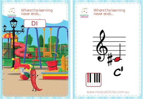 Flashcards - Treble Clef (digital download) - Musical Circles