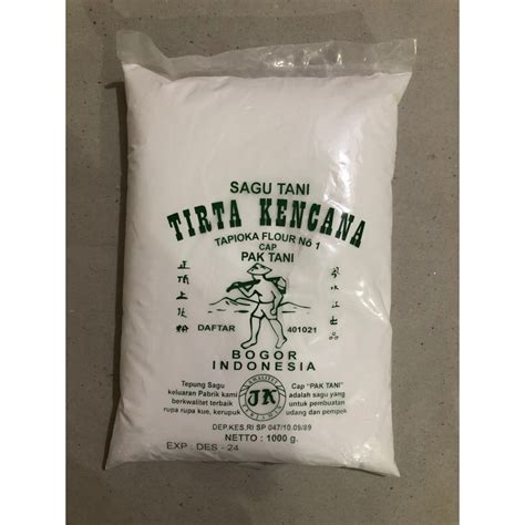 Jual Sagu Tani Tepung Tapioka Asli Tirta Kencana Cap Pak Tani No Kg