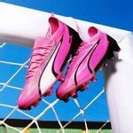 PUMA Ultra Ultimate FG AG Phenomenal Poison Pink Blanc Noir