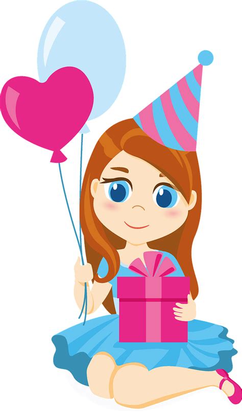 Happy Birthday Girl Clip Art