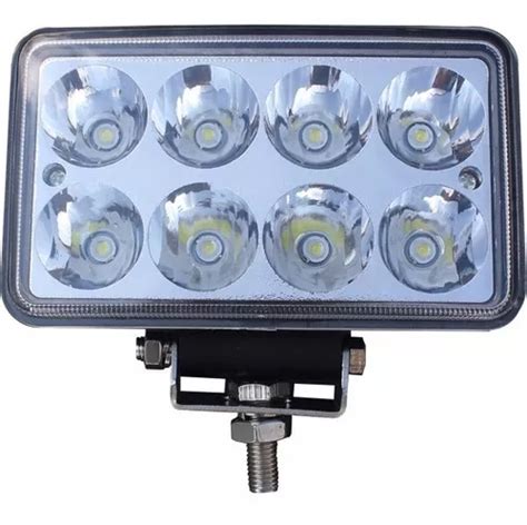 Faro Auxiliar Rectangular 8 Led 6x3 5 No 11650 Envío gratis