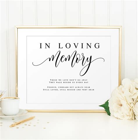 In Loving Memory Templates