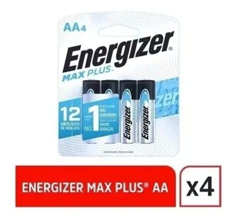 Pila Energizer Aa Max Plus Alcalina Blister X4 Duracion Mercadolibre