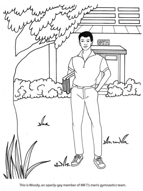 Gay Coloring Book Coloring Pages