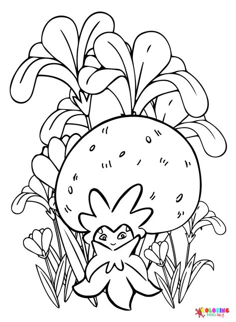 Eldegoss Coloring Pages Free Pokemon Coloring Pages Printables