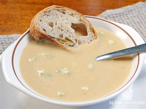 Slow Cooker Parsnip And Blue Cheese Soup Slow Cooking Perfected