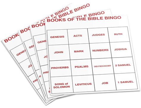 Free Printable Bible Bingo