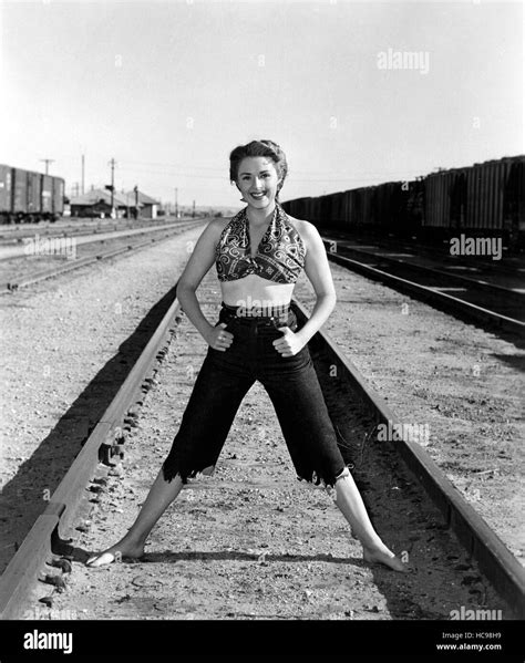 The Yellow Mountain Mala Powers 1954 Stock Photo Alamy