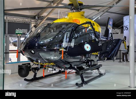 Eurocopter Ec135 Helicopter G Pola At Farnborough International Airshow 2010 Uk Now Airbus