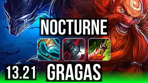 NOCTURNE Vs GRAGAS JNG Rank 2 Nocturne Comeback 400 Games TR