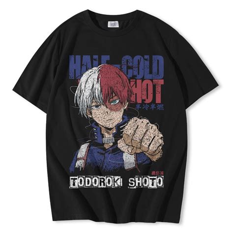 Tshirt Todoroki Shoto Scribble Art Bundling Pack Anime Manga Boku No