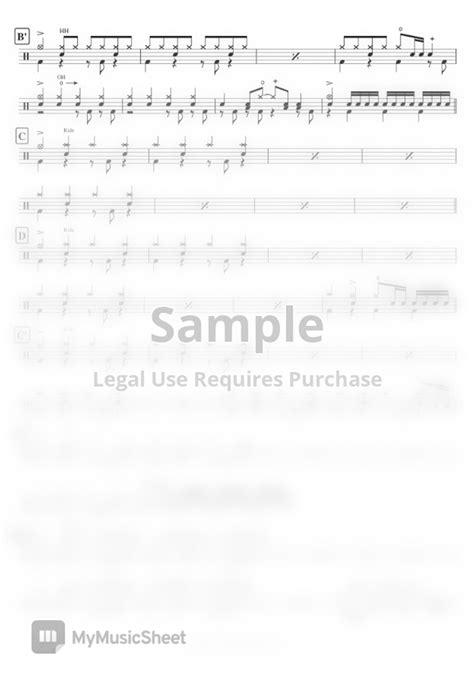 YOASOBI Ano Yume wo Nazotte あの夢をなぞって by Cookai s J pop Drum sheet