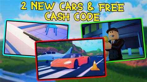 Jailbreak March Update 2 New Cars Smoke Grenades And Free Cash Code Roblox Jailbreak Youtube