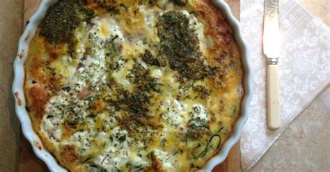 Courgette And Red Onion No Pastry Quiche Egg Recipes British Lion Eggs