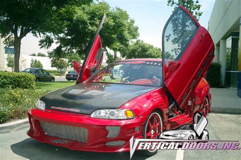 Vertical Doors 1992 1995 Honda Civic Bolt On Lambo Door Kit