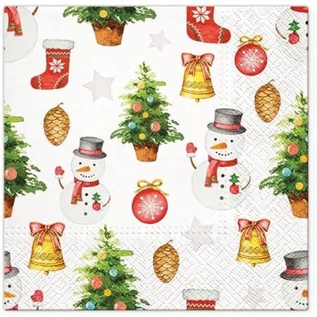 Amazon Spiareal Pieces Christmas Napkins Christmas Paper