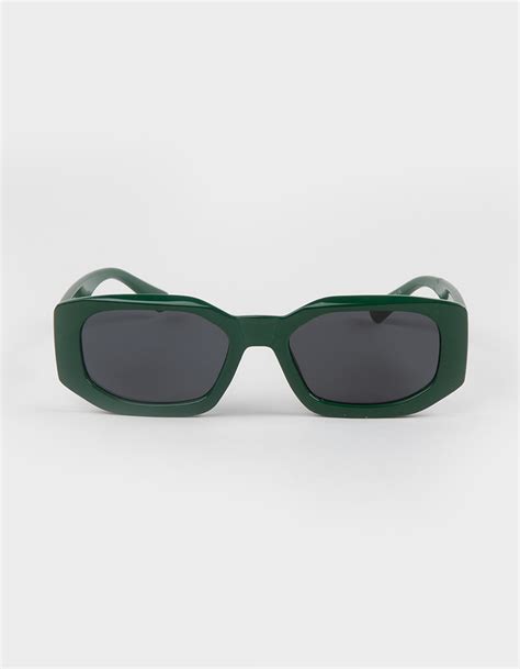 Rsq Bracelet Rectangle Sunglasses Green Tillys