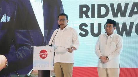 Rk Suswono Daftar Besok Siap Bertarung Dengan Paslon Dari Pdip Di