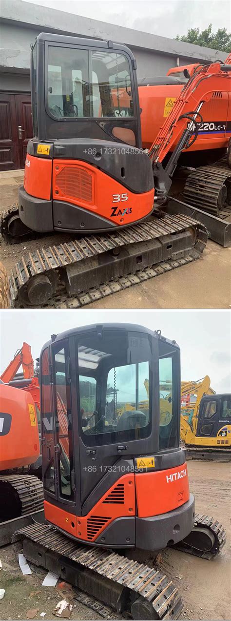 Earth Moving Japanese Used Excavator Machine Hitachi Zx35 Zx35u 3 5 Ton