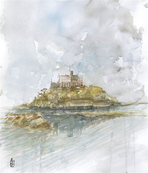 St Michaels Mount Cornwall Brendan Mcmahon Artist