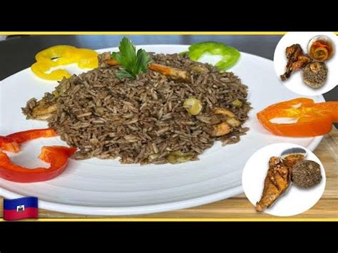 Haitian Black Rice With Shrimp Diri Ak Djon Djon Haitianfood YouTube