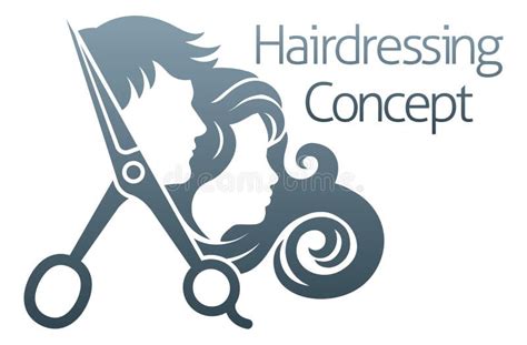 Coiffeur Silhouette Coiffeuse Homme Et Femme Illustration De Vecteur